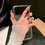 Anti-Yellow Slim Hard Transparent Case - Image 3