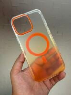 Orange Dual Tone Premium Magsafe Back Cover - Image 3