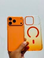 Orange Dual Tone Premium Magsafe Back Cover