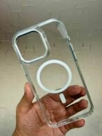 Clear Transparent Magsafe Back Cover for iPhone - Image 3