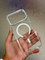 Clear Transparent Magsafe Back Cover for iPhone - Image 2