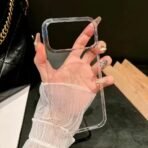 Anti-Yellow Slim Hard Transparent Case - Image 3