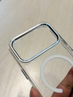 Drop Protection Clear Transparent Magsafe Metal Camera Bumper Button Cover - Image 7